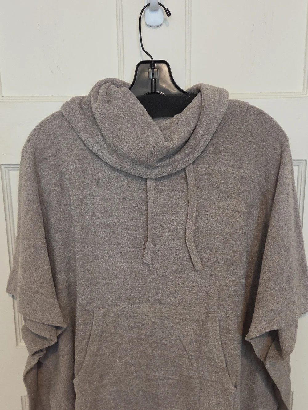 Barefoot Dreams CozyChic Ultra Lite Weekend Poncho In Nickle Sz XXS-XS
